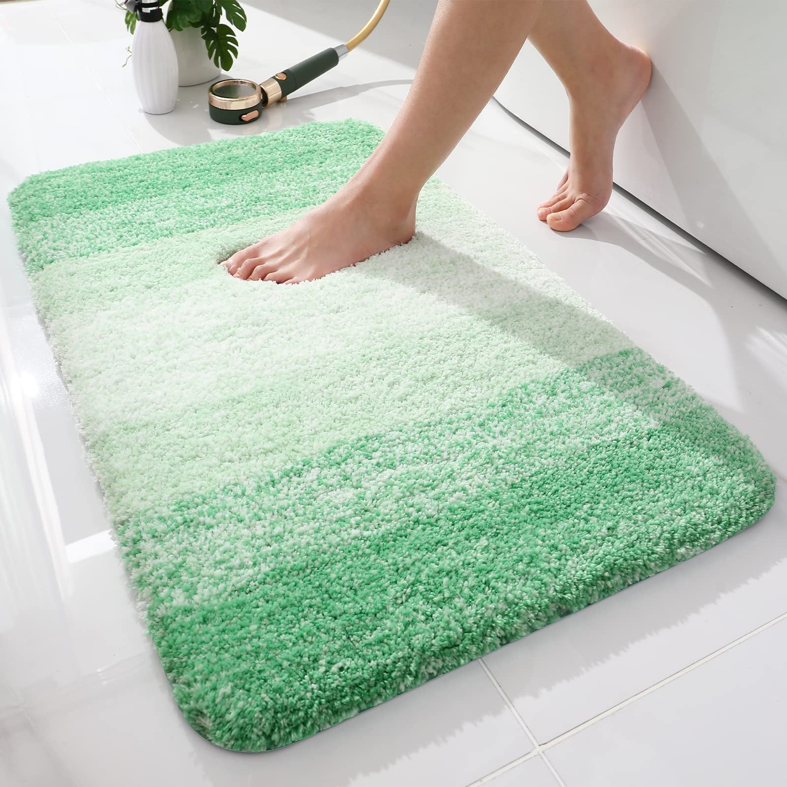 "Buganda Ultra Absorbent Microfiber Bathroom Rugs, 24""x36"" Large ...
