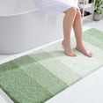 thumbnail image 1 of Buganda Microfiber Bathroom Rugs, 24"x59" Sage Green Luxury Extra Soft and Absorbent Bath Mat, Non-Slip Plush Bath Carpet, 1 of 7
