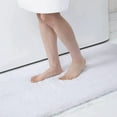 thumbnail image 1 of Buganda Microfiber Bathroom Rugs (24x35.4, White) Shaggy Soft and Absorbent, Non Slip, Thick Plush, Machine Washable Bath Mat and Bath Rugs for Bathroom, 1 of 6