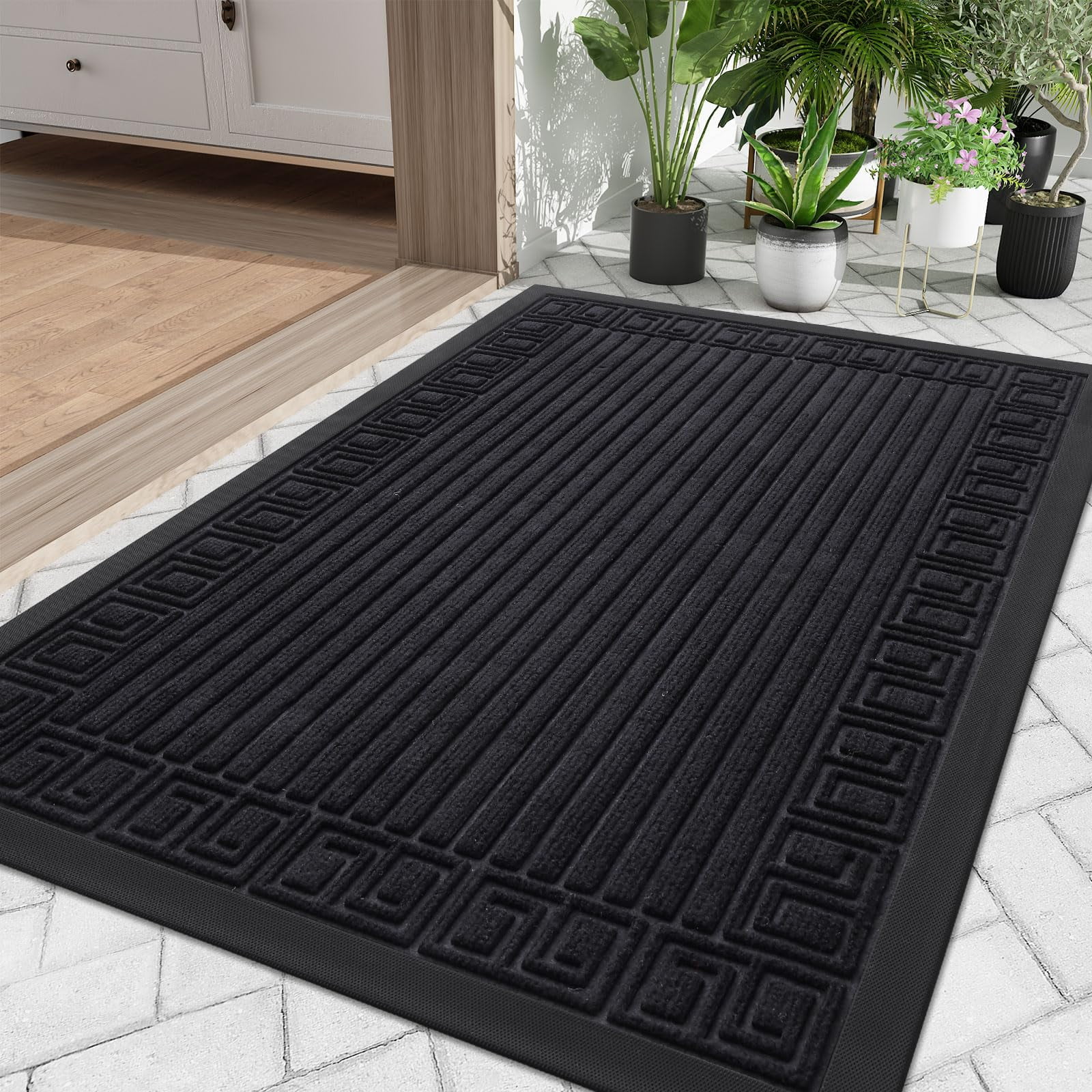 Buganda Outdoor Doormats, Heavyduty Rubber Door Mats, Absorbs Moisture