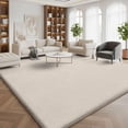 thumbnail image 1 of Buganda Soft Area Rugs, Low Pile Area Rug for Living Room Bedroom, Non Slip Washable Decor Carpet, 8'x10', Beige, 1 of 6