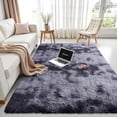 thumbnail image 1 of Buganda Soft Shag Area Rug, Washable Non-Slip Rug for Living Room Bedroom, Modern Decor Carpet, 5'X8', Light Grey, 1 of 6