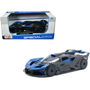 Bugatti Bolide Blue and Black Metallic "Special Edition" Series 1/24 Diecast Model Car by Maisto