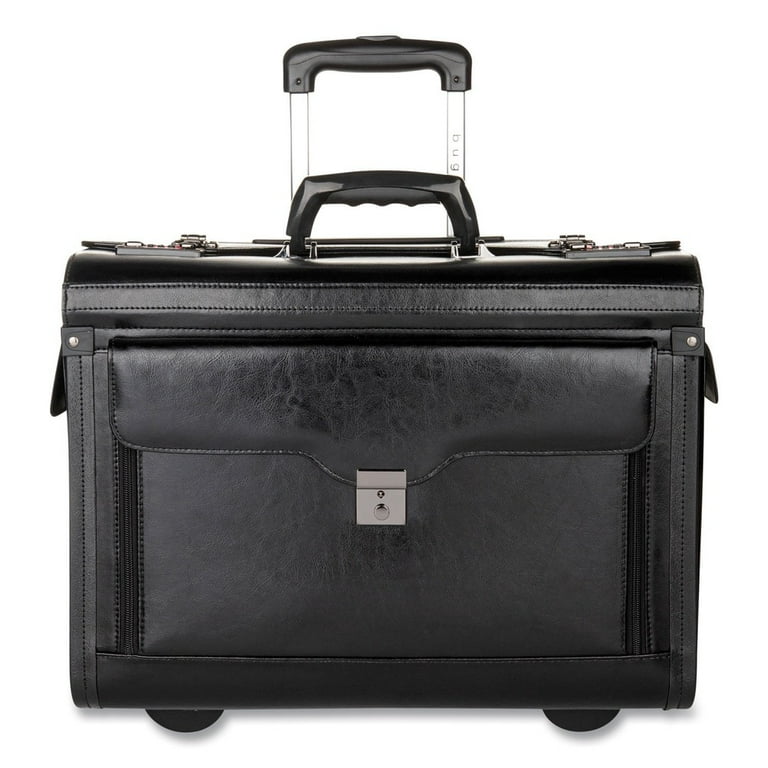 Bond Street Leather Catalog Computer Case on Wheels Notebook carrying case 17.3 black Walmart