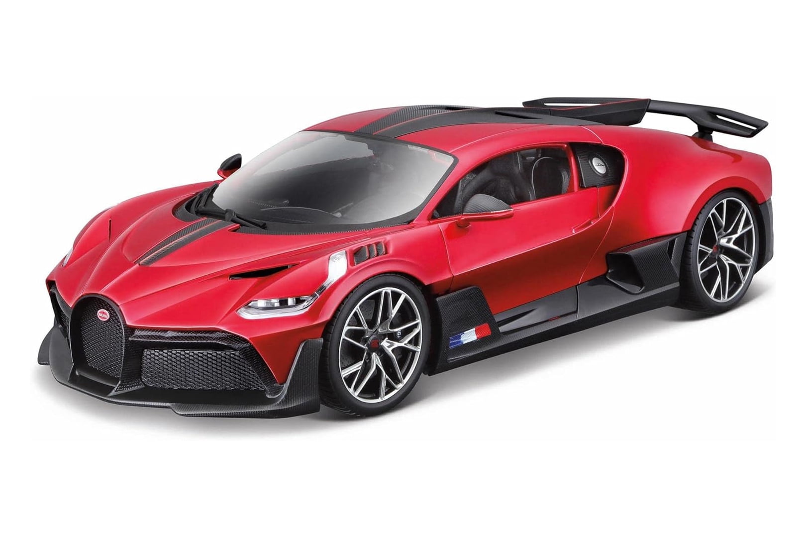 Modellino Bugatti Divo 1:18 Bburago - Rosso, Porte E Cofano Apribili, 25 Cm - Foto 11