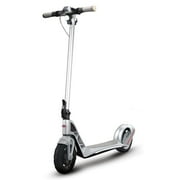 Bugatti Electric Scooter Lightweight & Foldable – 600W Power, 18.6 MPH Max Speed, 20+ Mile Range, Silver