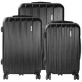 Bugatti Hard Case Luggage Set, Black