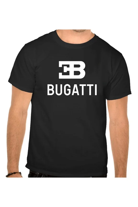 Bugatti Logo Auto Logo Schwarz Kinder T-Shirt -997 -Kids