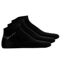 thumbnail image 1 of Bugatti Men's Sneaker Socks 3-Pack - Socks Soft Cotton Uni Basic Black 43-46, 1 of 3