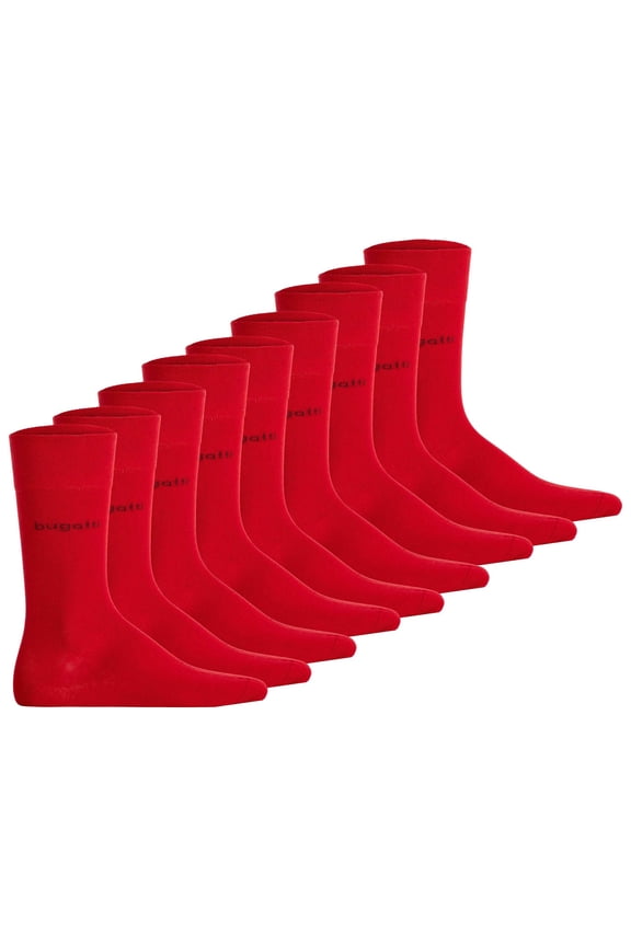 Men's Socks, 9-Pack - Socks Soft Cotton Uni Basic Red 43-46