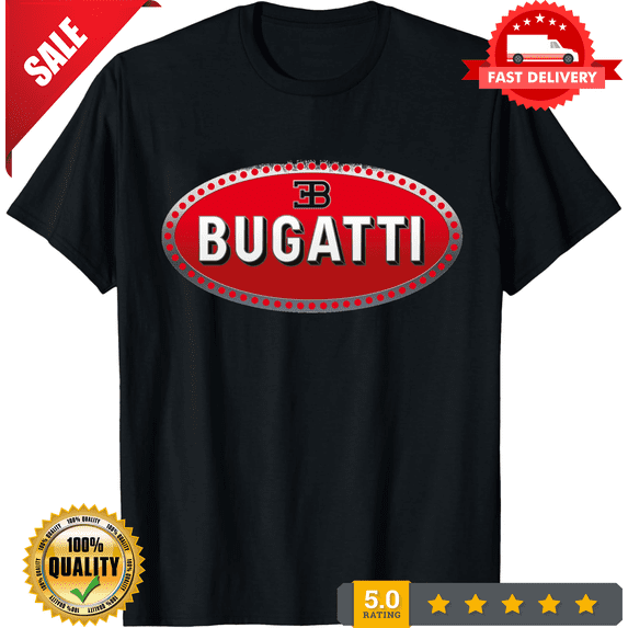 Bugatti Racing Car Men's Black Size S to 5XL, CROWD FAVORIT-TH70403
