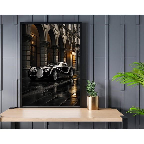 Bugatti Type 41 Royal Rare Car Poster Exotic Car Wall Art Vintage Cars Aesthetic Car Decor Gift For Car Lover