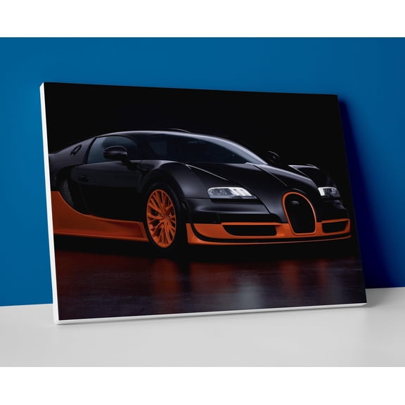 Bugatti Veyron Poster or Wrapped Canvas