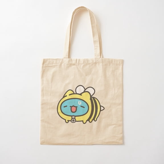 Bugcat Capoo Variant 2 Canvas Tote Bags, Reusable Shopping Bag