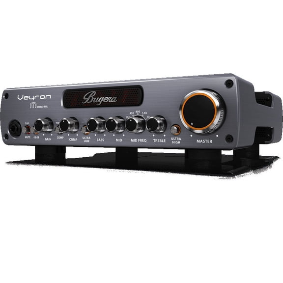 Bugera BV1001M Veyron Mosfet Ultra-Compact Class-D Bass Amplifier w/ Mosfet Preamp, Compressor, & Dynamizer - 2000 Watt