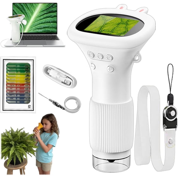 Buggy Lens Microscope Toy, Buggylens Magnifier, HD Pocket Portable Mini USB Microscopes Camera, for Science Edu Fun Birthday Gifts