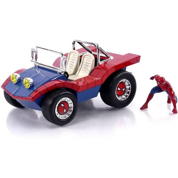 Spider-Man Hollywood Rides 1:24 Scale Die-Cast Metal Buggy with Figure