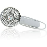 Buggygear? 3 Speed USB Rechargeable Buggy "Turbo" Fan, Gray/Chrome
