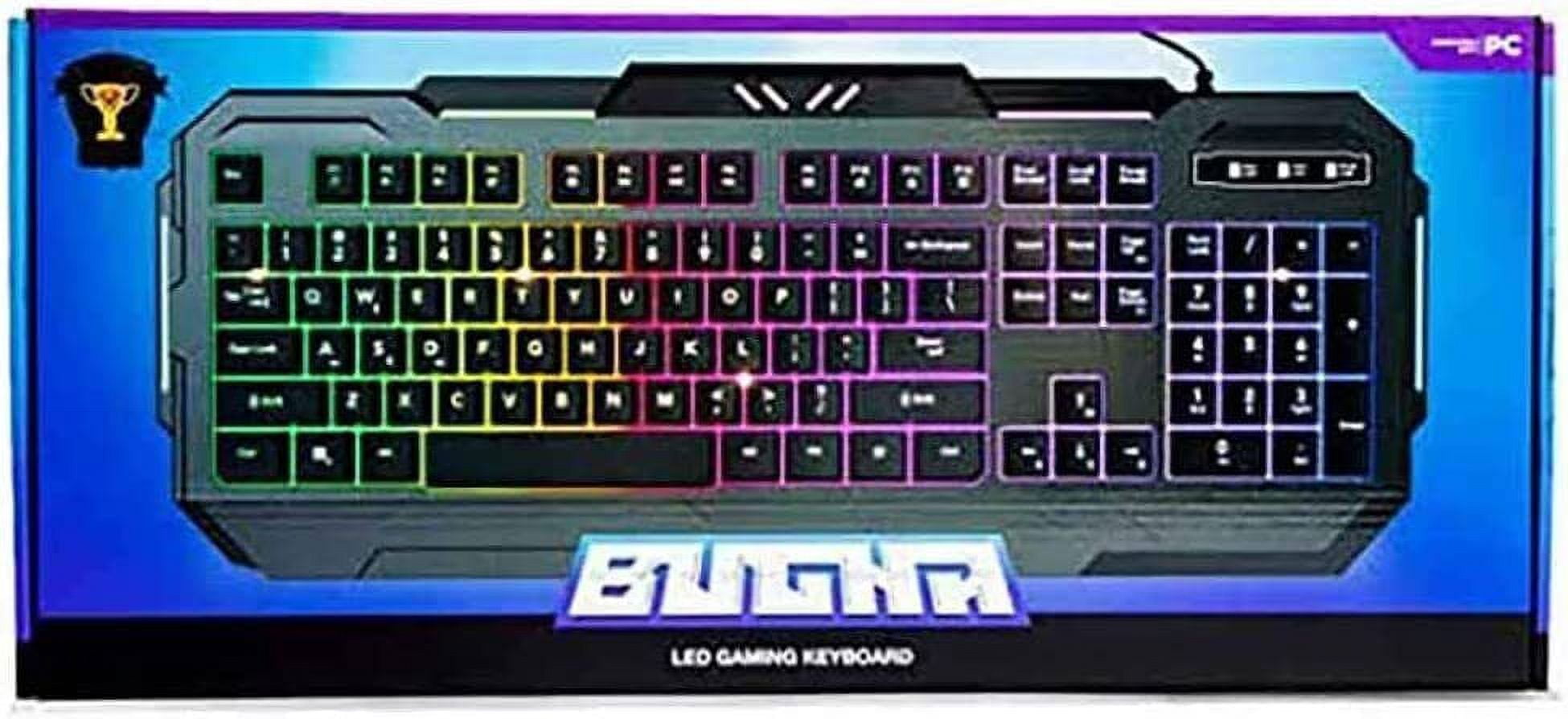 Bugha Exclusive Full Backlit, Good Key Lighted RGB LED USB Wired Gaming
