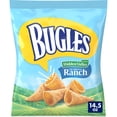 thumbnail image 1 of Bugles Crispy Corn Snacks, Hidden Valley Ranch Flavor, Snack Bag, 14.5 oz, 1 of 13