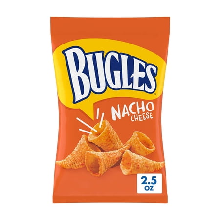 Bugles Nacho Cheese Crispy Corn Snacks
