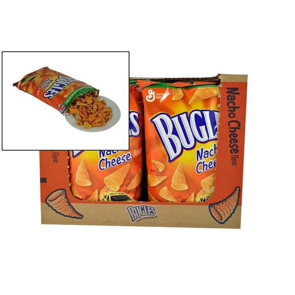 Bugles Nacho Snack, 7.5 Ounce -- 8 per case.