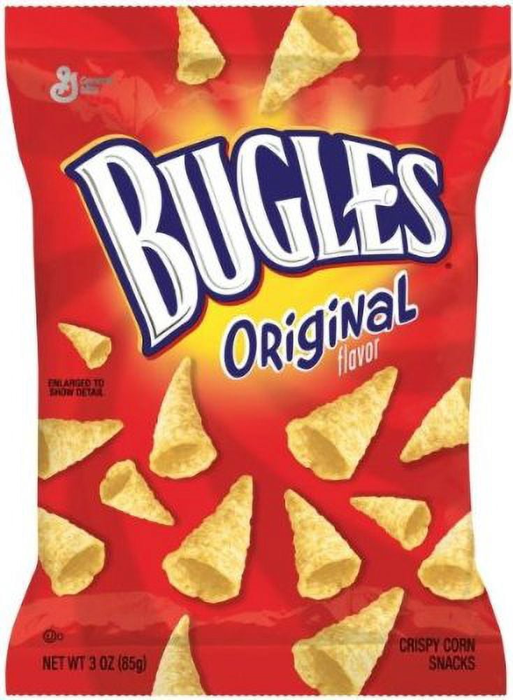 Bugles Original Flavor Crispy Corn Snacks, 3.0 oz - Case of 6 - Walmart.com