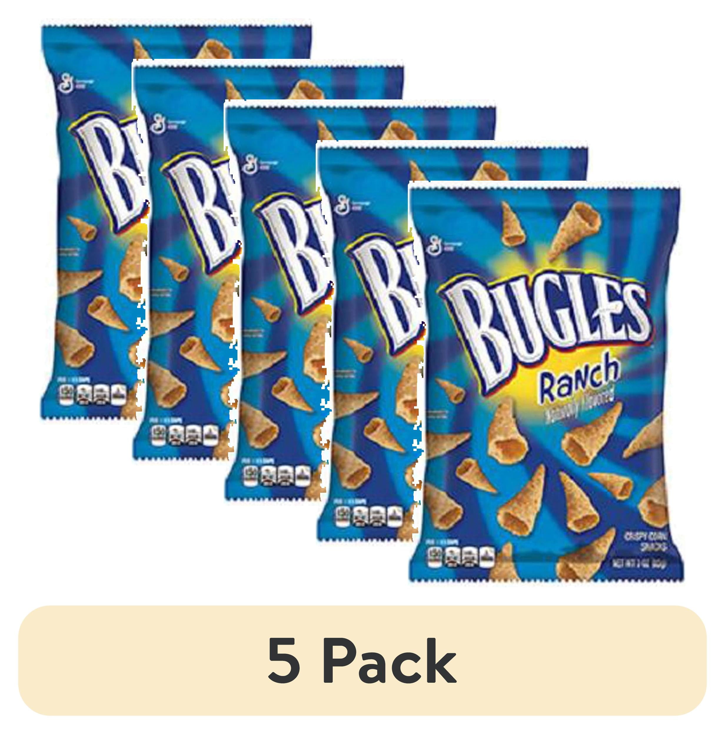 (5 pack) Bugles Ranch, 6 Count (CHIPS)