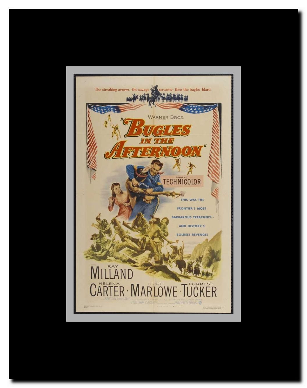 Bugles in the Afternoon Framed Movie Poster