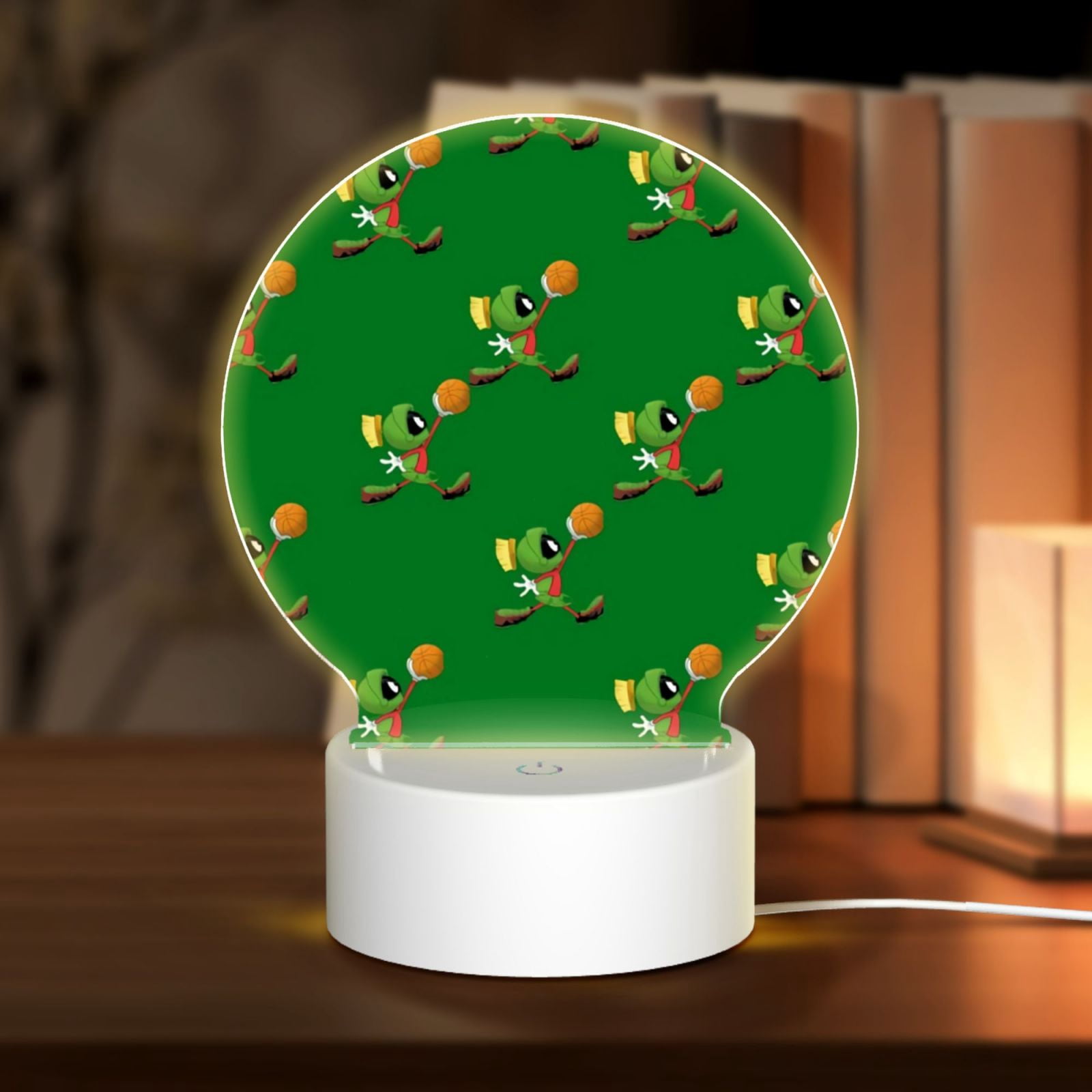 Bugs Bunny Anime Round Acrylic Night Light Is Suitable For Rooms ...