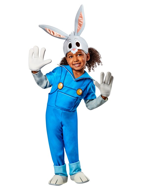 Bugs Bunny Builders Bugs Bunny Costume for Toddlers by Rubies, Boys 2T