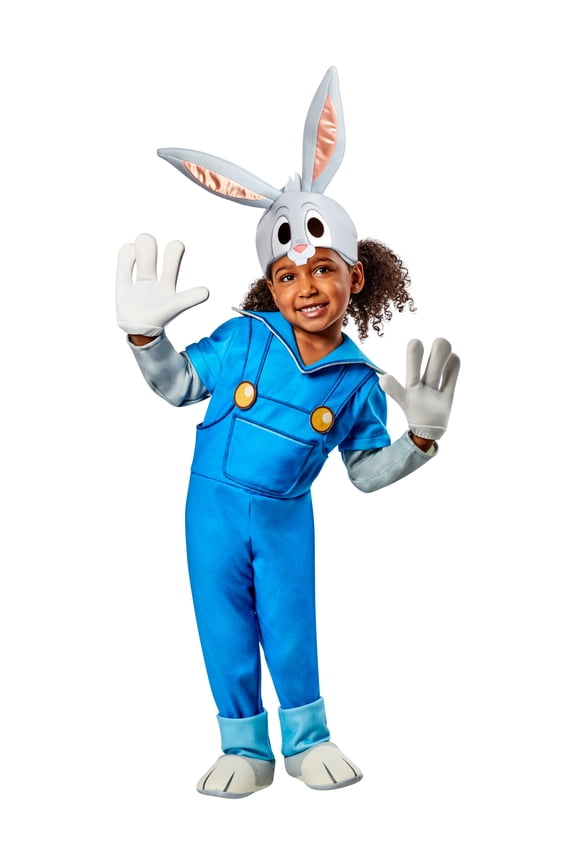 Bugs Bunny Builders Bugs Bunny Costume for Toddlers by Rubies, Boys 4T