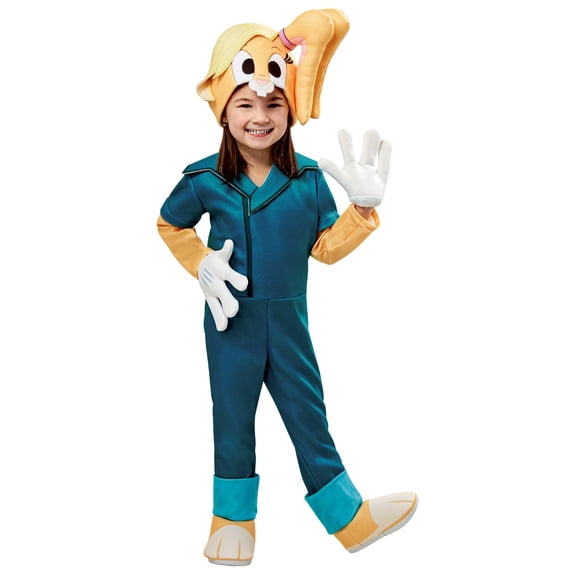 Bugs Bunny Builders Lola Bunny Costume for Toddlers by Rubies, Girls 4T