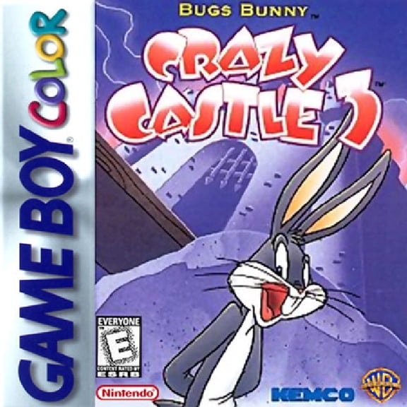 Restored Bugs Bunny Crazy Castle 3 Physical Video Game for Nintendo