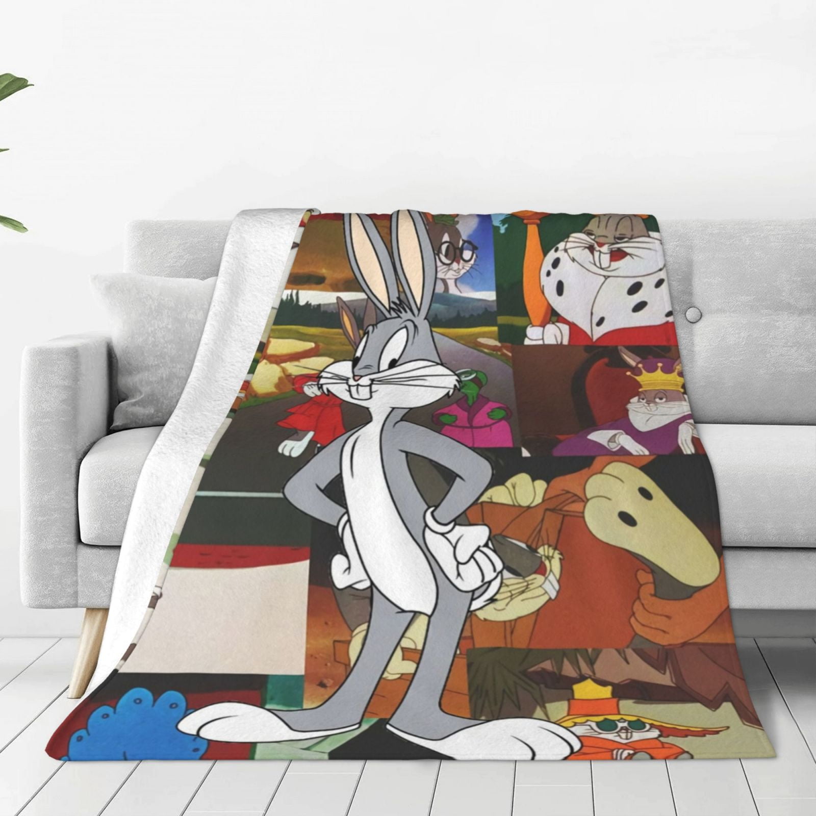 Bugs Bunny Cute Anime Blanket, Gifts For Girls And Boys, Super Soft