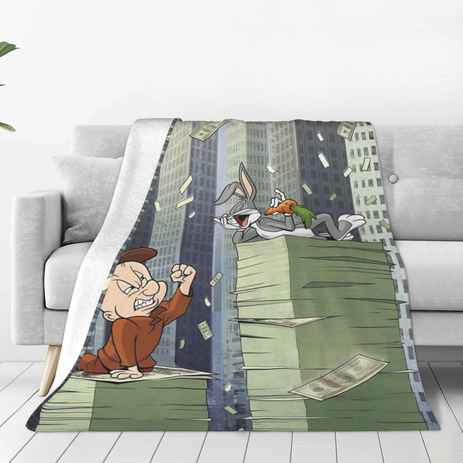 Bugs Bunny Cute Anime Blanket, Gifts For Girls And Boys, Super Soft