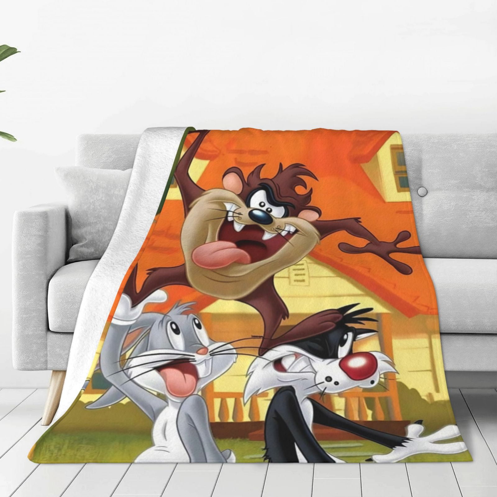Bugs Bunny Cute Anime Blanket, Gifts For Girls And Boys, Super Soft