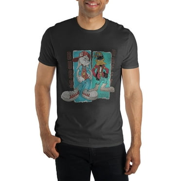 Bugs Bunny & Daffy Duck Men's Shirt-Medium