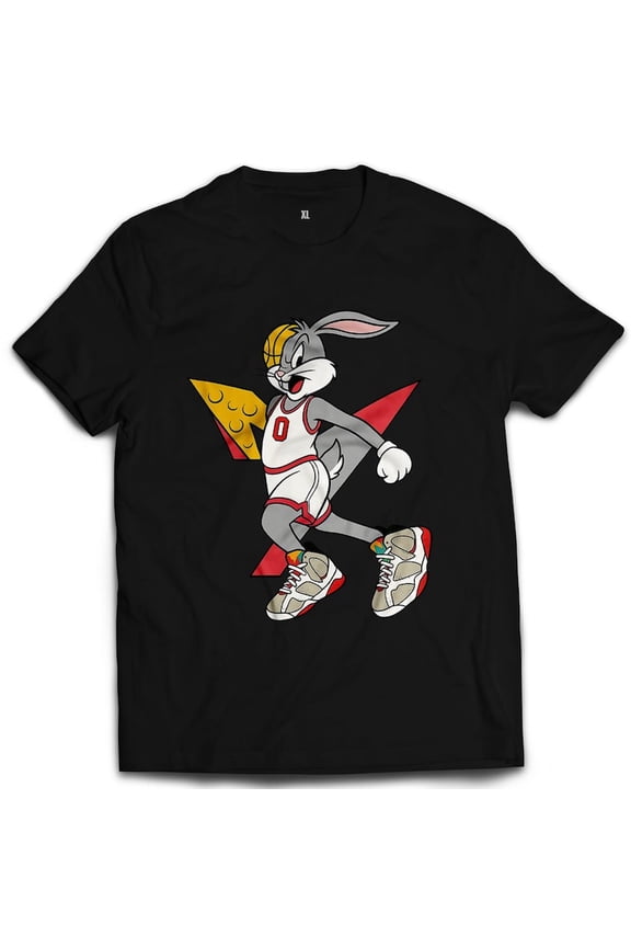 Bugs Bunny Jordan 7 Hare Shirt – Space Jam Sneaker Match Tee, Looney Tunes Basketball Graphic T-Shirt