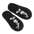 thumbnail image 1 of Bugs Bunny Mens Womens Indoor Plush Scuff Slippers Cozy Memory Foam Scuff Slippers Casual Slip On Warm House Shoes Non-slip Home Shoes Medium, 1 of 5