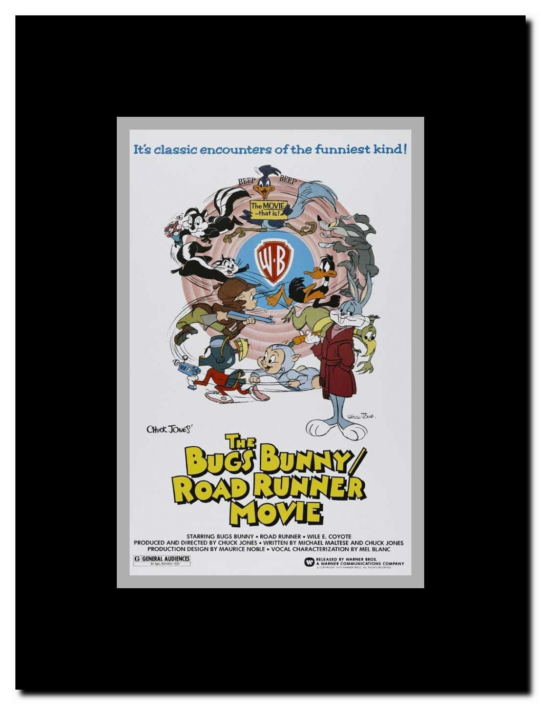 Bugs Bunny/Road Runner Movie Framed Movie Poster