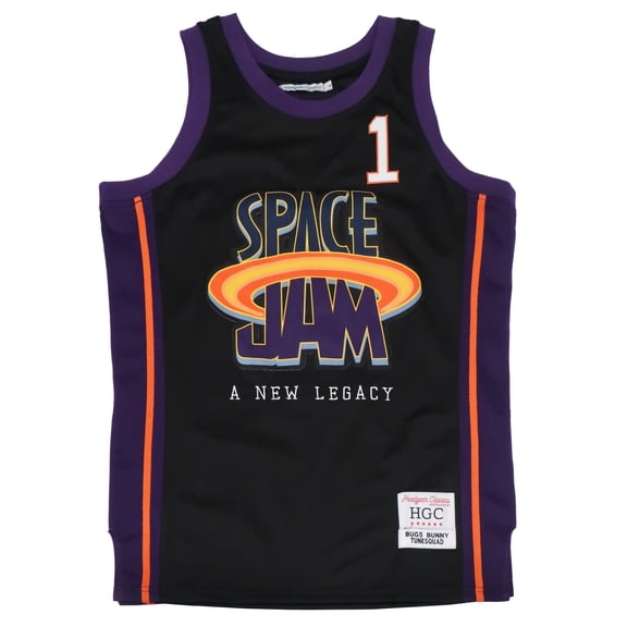 Bugs Bunny Space Jam A New Legacy Men's Headgear Classics Embroidered Basketball Jersey (XXX-Large)