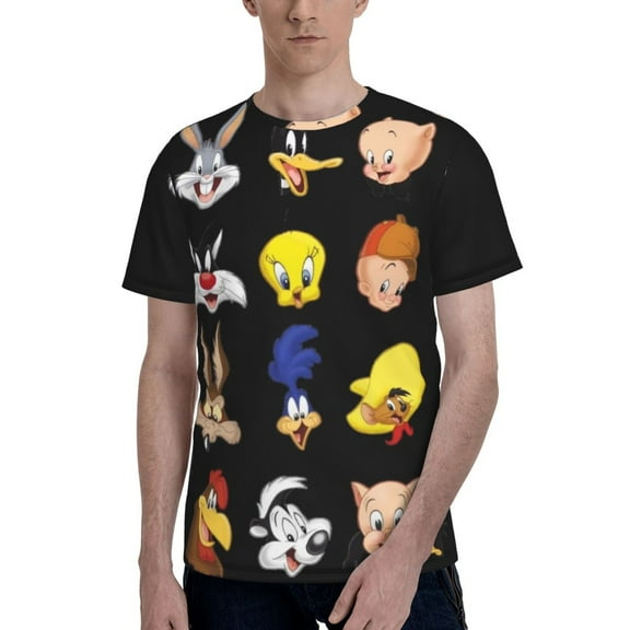 Bugs Bunny T Shirt For Men Women, Graphic Print Casual Unisex Short Sleeve Summer Funny Top Tees Shirt