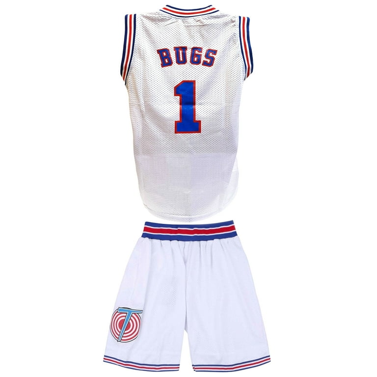 Bugs Bunny Tune Squad Costume Space Jam Uniform Tune Squad Basketball Jersey 90s Walmart