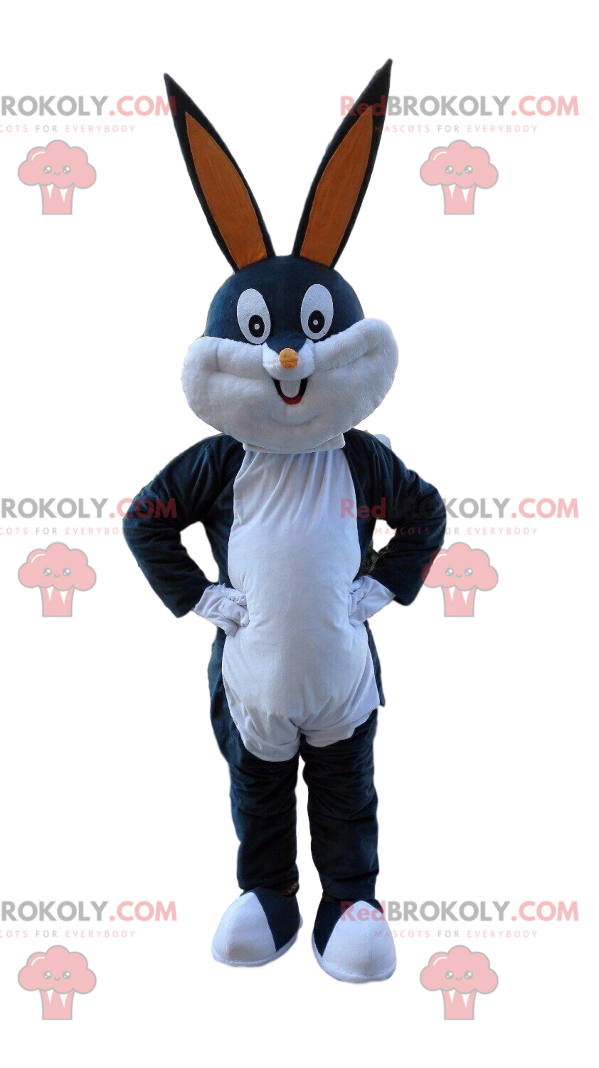 Bugs Bunny mascot, gray and white rabbit from Looney Tunes - Walmart.com