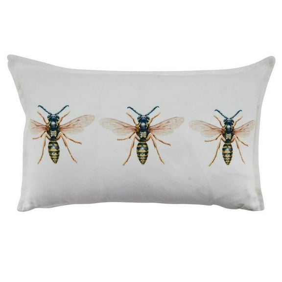 Bugs Design 12"W x 20"L Decorative Throw Pillow
