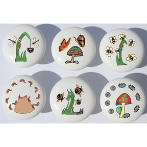 Bugs Drawer Pull Knobs / Insect Bug Ceramic Cabinet Handles / Bug Room Decor