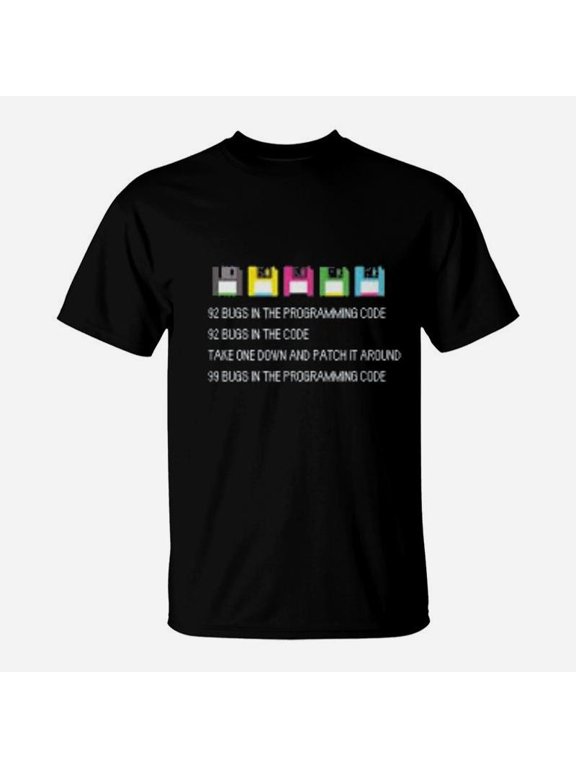Bugs In The Programming Code For Coder Or Programmer TShirt