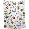 thumbnail image 1 of Bugs Insects Throw Blanket | Bugs Lover Gifts for Boys Girls | Ultra Plush Cozy Beetles Blanket for Travel/Camping/Picnic | Nature Animals Decor Gifts | 50"x60"-Teens/Travel Size, 1 of 6