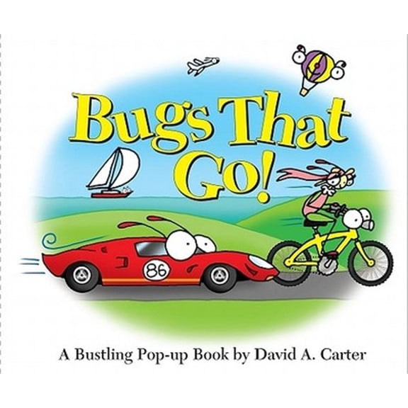 Pre-Owned Bugs That Go!: A Bustling Pop-up Book David Carters Paperback A. Carter